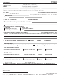 Document preview: Form PC663 Report of Guardian on Condition of Individual With Developmental Disability - Michigan