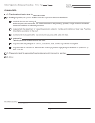 Form JC59 Order of Adjudication (Delinquency Proceedings) - Michigan, Page 3