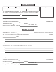 Form CC115 Notice of Foreclosure Sale - Michigan, Page 2