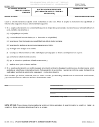 Document preview: Formulario CC291 Notificacion De Derechos (Declaracion Ante El Tribunal De Circuito) - Michigan (Spanish)