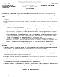 Document preview: Formulario PC626 Aviso De Derechos a Personas Supuestamente Incapacitadas - Michigan (Spanish)
