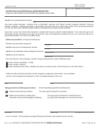 Document preview: Form MC81 Request and Order for Interpreter - Michigan (English/Serbo-Croatian)