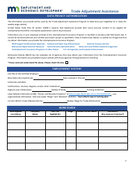 Training Application Form - Minnesota, Page 2