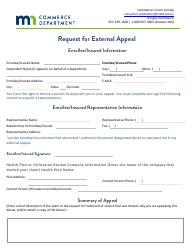 Request for External Appeal - Minnesota, Page 2