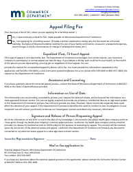 Request for External Appeal - Minnesota, Page 3