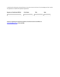 Grant Application Form - Summer Health Care Internship Program - Minnesota, Page 2