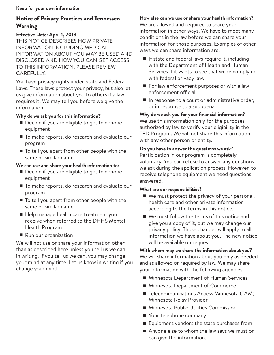 Form DHS4004ENG Fill Out, Sign Online and Download Printable PDF