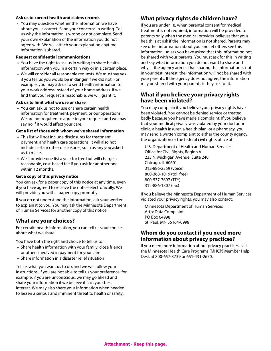 Form DHS-3525-ENG Application and Renewal Form for Medical Assistance for Women With Breast and Cervical Cancer (Ma-Bc) - Minnesota, Page 9