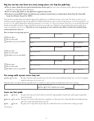 Form DHS-5223-HMN Combined Application Form - Minnesota (Hmong), Page 16