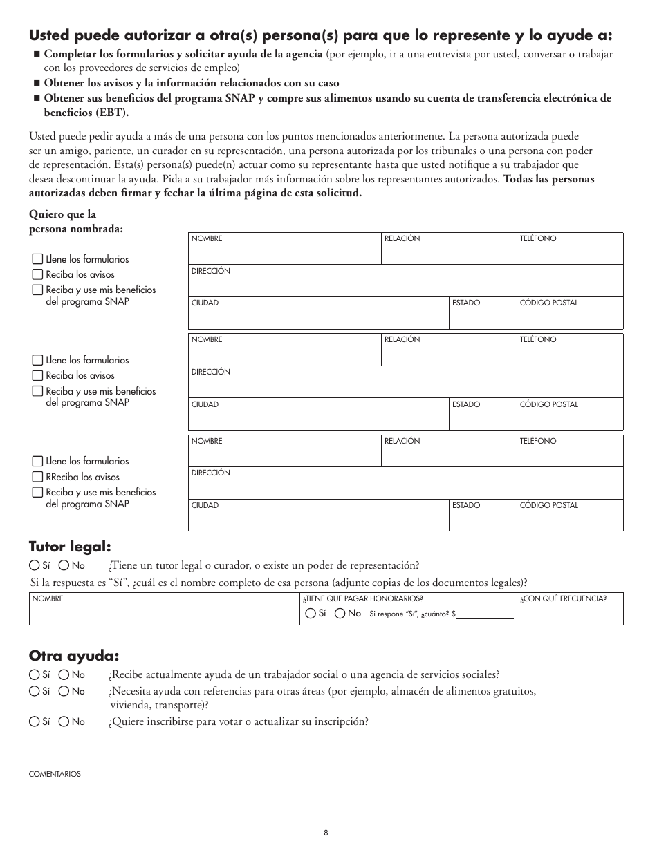 Formulario DHS-5223-SPA Formulario De Solicitud Combinada - Minnesota (Spanish), Page 15