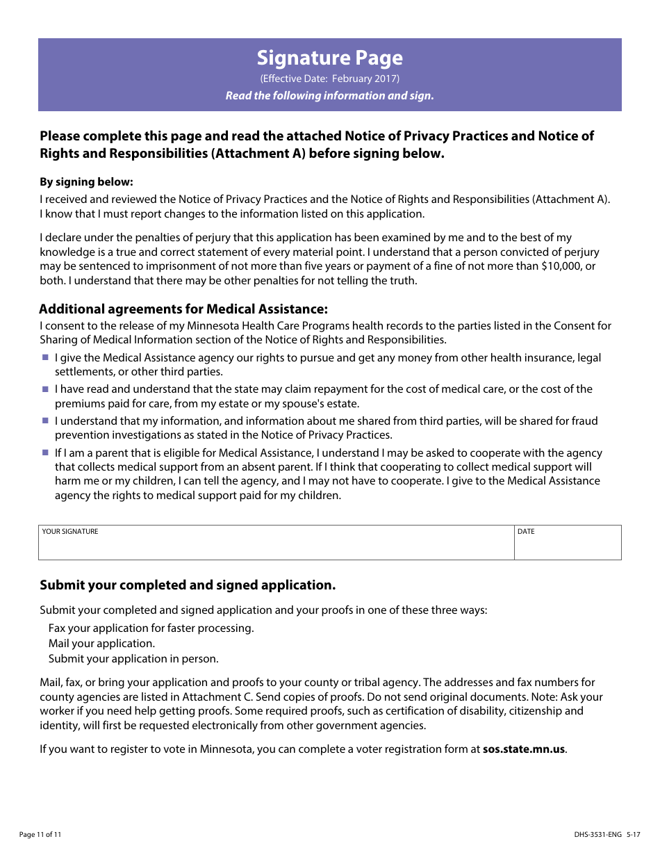 Form DHS-3531-ENG Application for Medical Assistance for Long-Term-Care Services (Ma-Ltc) - Minnesota, Page 13