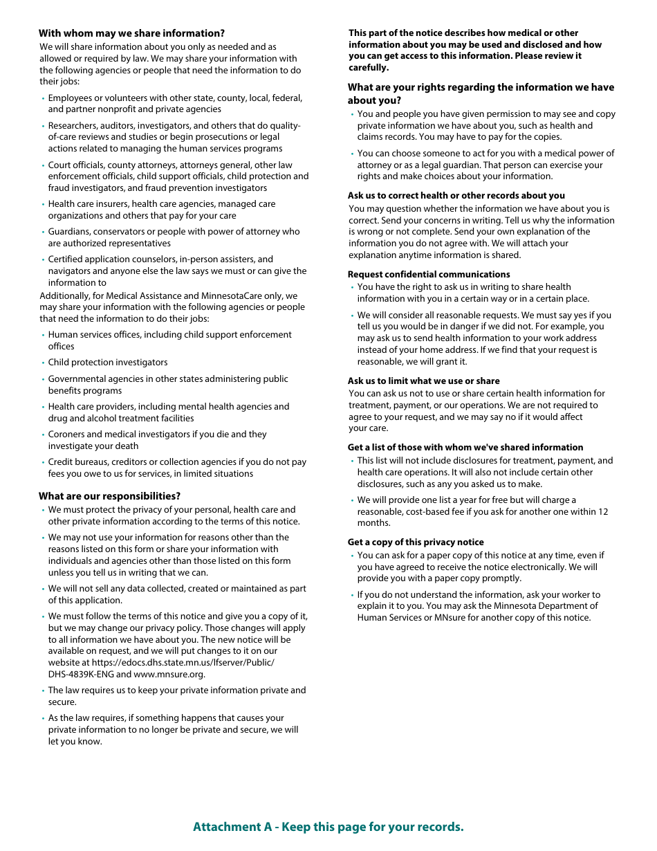 Form DHS-6696-ENG Application for Health Coverage and Help Paying Costs - Minnesota, Page 24