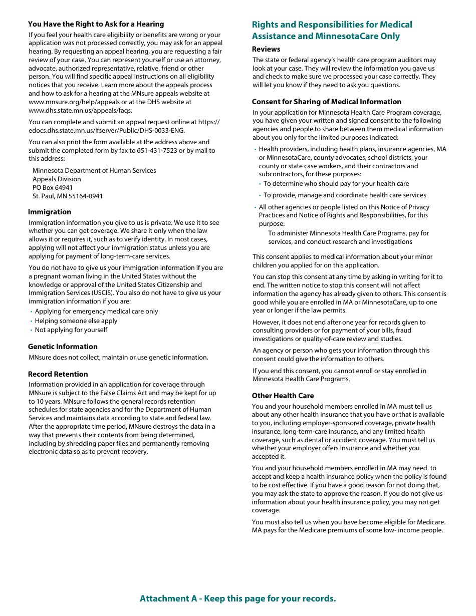 Form DHS-6696-ENG Application for Health Coverage and Help Paying Costs - Minnesota, Page 27