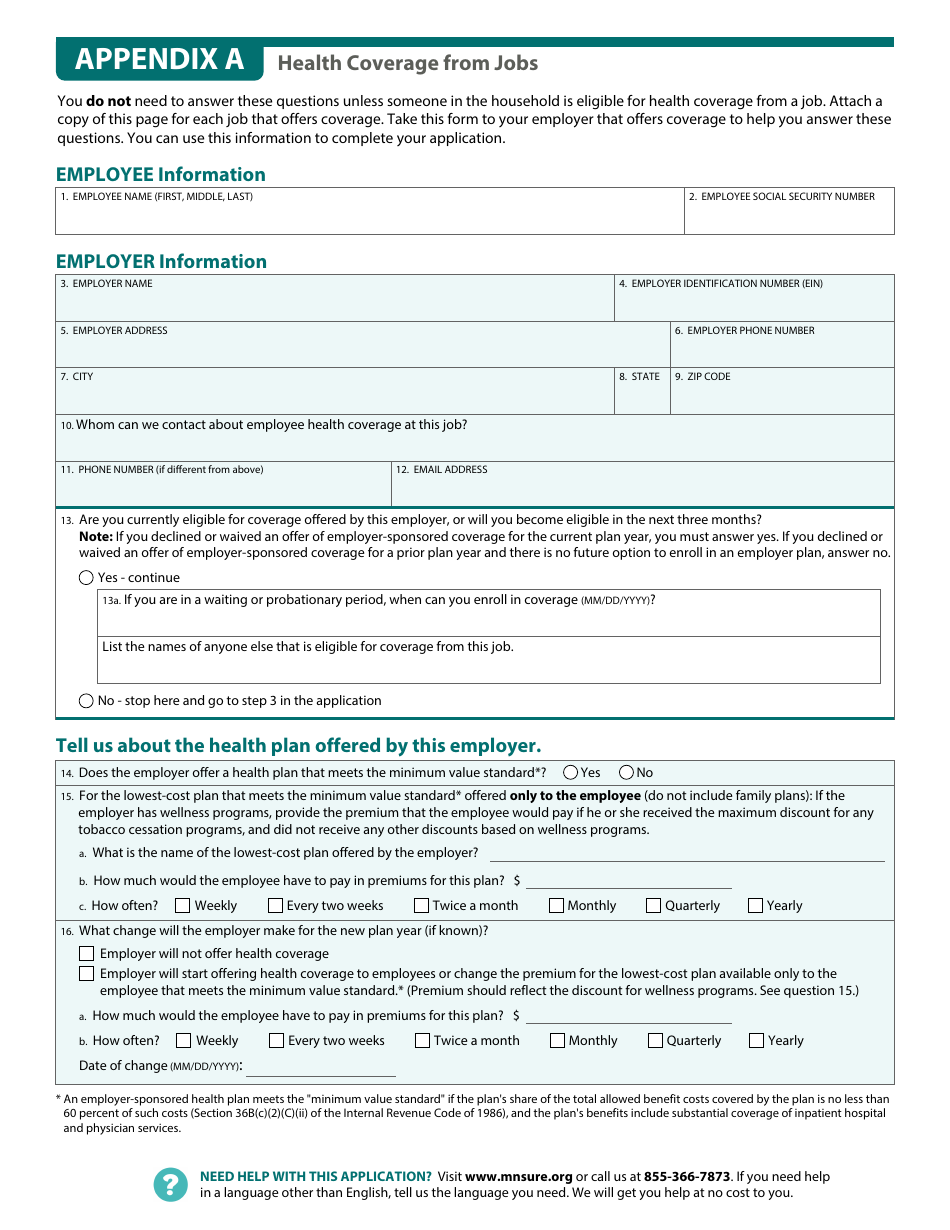 Form DHS-6696-ENG Application for Health Coverage and Help Paying Costs - Minnesota, Page 35