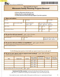 Form DHS-5440-ENG Minnesota Family Planning Program Renewal - Minnesota, Page 3