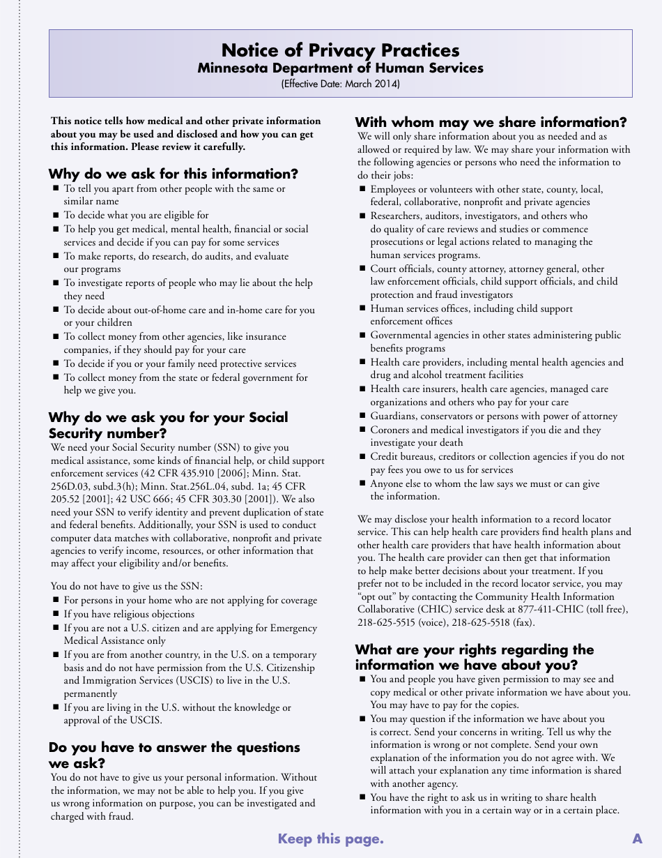 Form DHS-2128-ENG Renewal for People Receiving Long-Term Care Services - Minnesota, Page 9