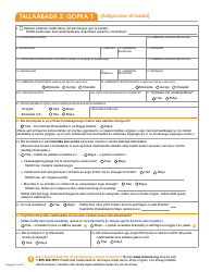 Form DHS-6696-SOM Application for Health Coverage and Help Paying Costs - Minnesota (Somali), Page 4