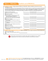 Formulario DHS-6696-SPA Solicitud De Cobertura De Salud Y Ayuda Con El Pago De Costos - Minnesota (Spanish), Page 18