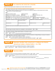 Formulario DHS-6696-SPA Solicitud De Cobertura De Salud Y Ayuda Con El Pago De Costos - Minnesota (Spanish), Page 24