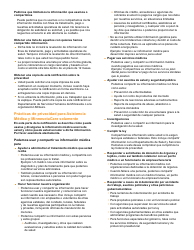 Formulario DHS-6696-SPA Solicitud De Cobertura De Salud Y Ayuda Con El Pago De Costos - Minnesota (Spanish), Page 29