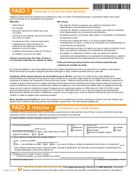 Formulario DHS-6696-SPA Solicitud De Cobertura De Salud Y Ayuda Con El Pago De Costos - Minnesota (Spanish), Page 3