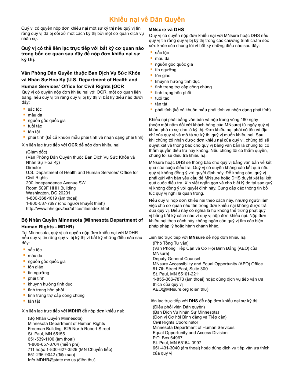 Form DHS-6696-VIE Application for Health Coverage and Help Paying Costs - Minnesota (Vietnamese), Page 35