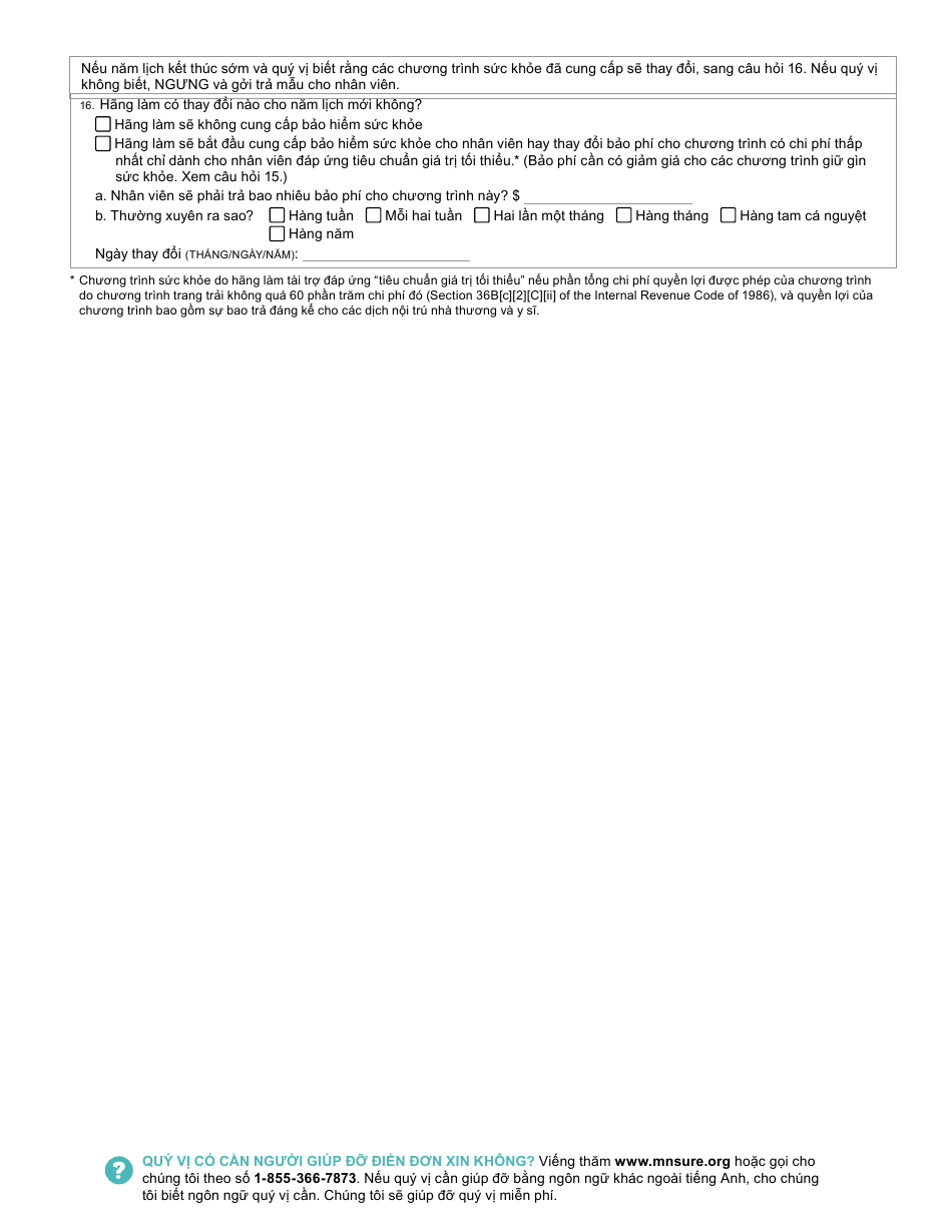 Form DHS-6696-VIE Application for Health Coverage and Help Paying Costs - Minnesota (Vietnamese), Page 42