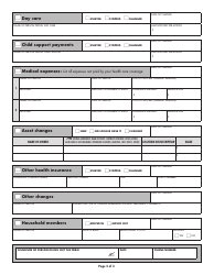Form DHS-4796-ENG Change Report Form - Minnesota, Page 2