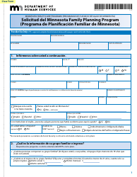 Formulario DHS-4740-SPA Solicitud Del Minnesota Family Planning Program (Programa De Planificacion Familiar De Minnesota) - Minnesota (Spanish), Page 3
