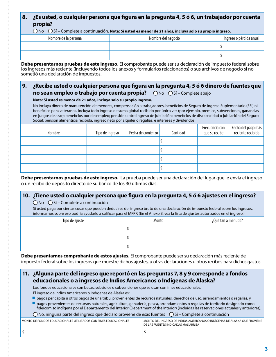 Formulario DHS-4740-SPA Solicitud Del Minnesota Family Planning Program (Programa De Planificacion Familiar De Minnesota) - Minnesota (Spanish), Page 5