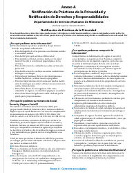Formulario DHS-4740-SPA Solicitud Del Minnesota Family Planning Program (Programa De Planificacion Familiar De Minnesota) - Minnesota (Spanish), Page 9