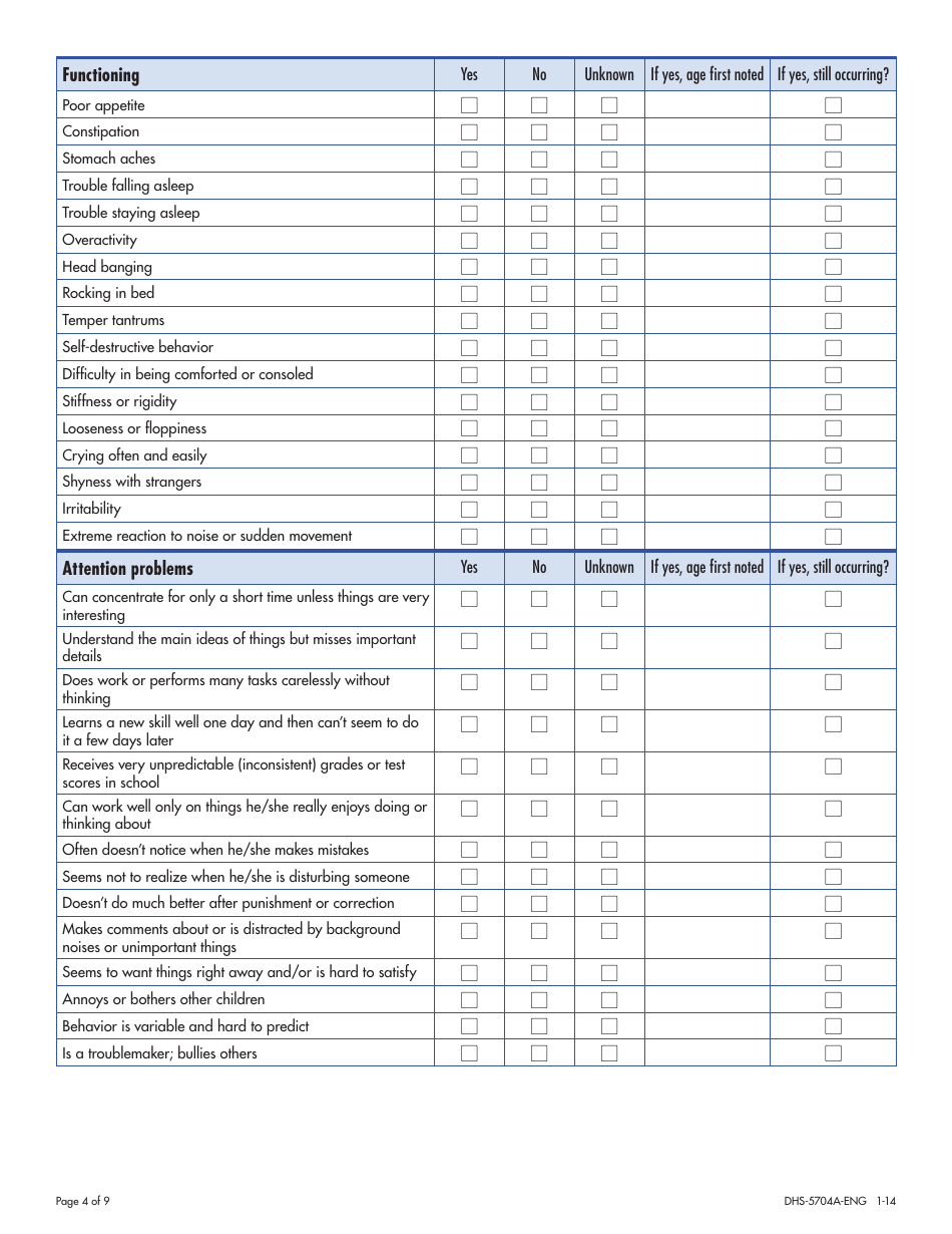 Form DHS-5704A-ENG - Fill Out, Sign Online and Download Fillable PDF ...