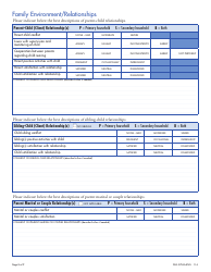 Form DHS-5704A-ENG Child/Adolescent Diagnostic Assessment - Part I: Parent/Caregiver - Minnesota, Page 8