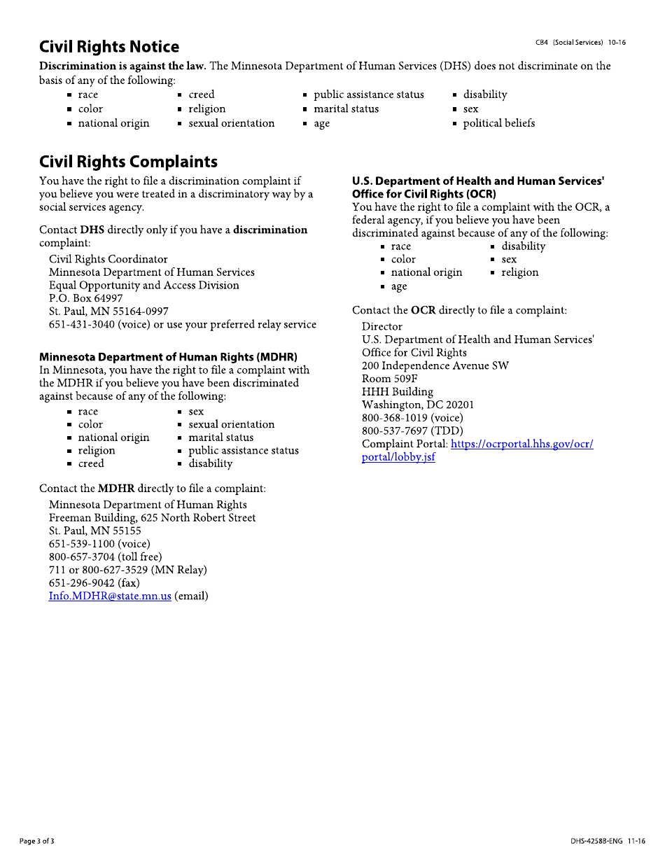 Form DHS-4258B-ENG Minnesota Adoption and Foster Care Individual Fact Sheet - Minnesota, Page 3