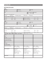 Form DHS-3235-ENG Background and Health History - All Children in out-Of-Home Care - Minnesota, Page 5