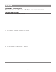 Form DHS-3235-ENG Background and Health History - All Children in out-Of-Home Care - Minnesota, Page 6