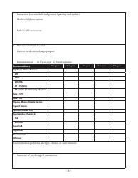 Form DHS-3235-ENG Background and Health History - All Children in out-Of-Home Care - Minnesota, Page 8