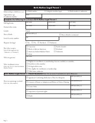 Form DHS-0178-ENG Report of Adoptive Placement - Minnesota, Page 2