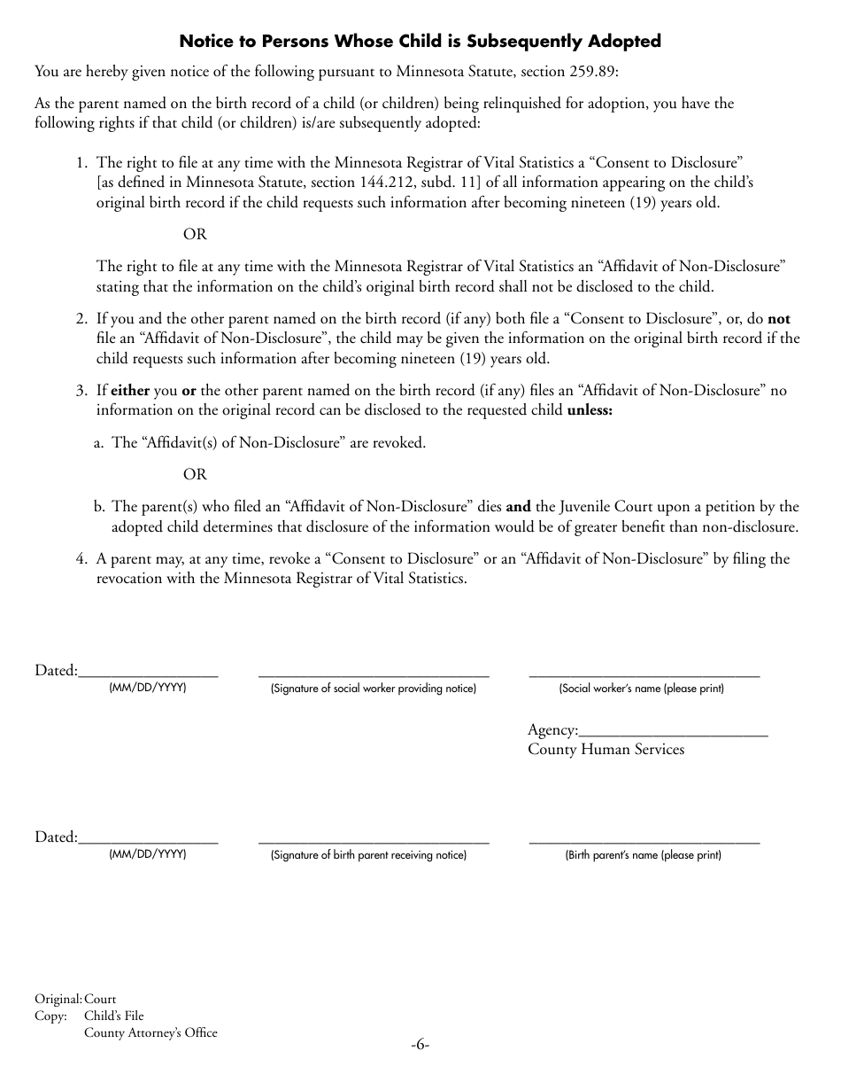 Form DHS-3502-ENG Download Fillable PDF Or Fill Online Consent Of ...