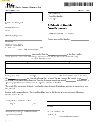 Form DHS-4931-ENG Unreimbursed and/or Uninsured Medical/Dental Expenses Packet - Minnesota, Page 4