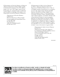 Formulario DHS-1958-SPA Solicitud De Servicios Completos De Manutencion De Menores (IV-D) E Informacion Sobre Servicios De Manutencion De Menores - Minnesota (Spanish), Page 11