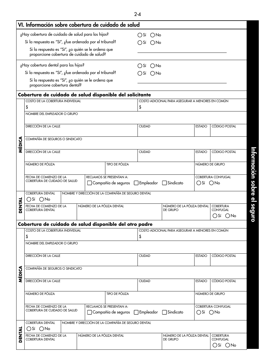 Formulario DHS-1958-SPA Solicitud De Servicios Completos De Manutencion De Menores (IV-D) E Informacion Sobre Servicios De Manutencion De Menores - Minnesota (Spanish), Page 15