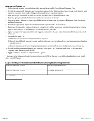 Form DHS-1776-ENG Voluntary out-Of-Home Placement Agreement - Non-indian Child - Minnesota, Page 2