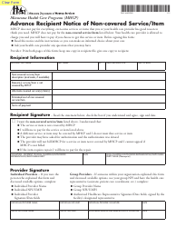 Form DHS-3640-ENG Advance Recipient Notice of Non-covered Service/Item - Minnesota
