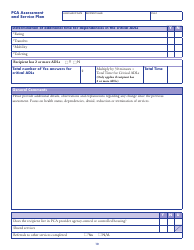 Form DHS-3244-ENG Pca Assessment and Service Plan - Minnesota, Page 11