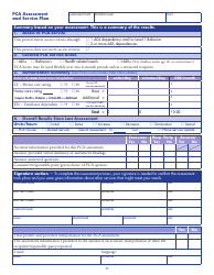 Form DHS-3244-ENG Pca Assessment and Service Plan - Minnesota, Page 12