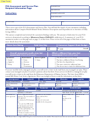Form DHS-3244-ENG &quot;Pca Assessment and Service Plan&quot; - Minnesota, Page 2