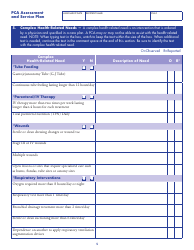 Form DHS-3244-ENG &quot;Pca Assessment and Service Plan&quot; - Minnesota, Page 6