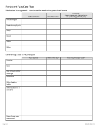 Form DHS-6109-ENG Clinic Tool for the Assessment and Management of Persistent Pain - Minnesota, Page 2