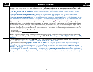 Form DHS-6542-ENG Adoption Process Checklist for Children Under Guardianship of the Commissioner - Minnesota, Page 6